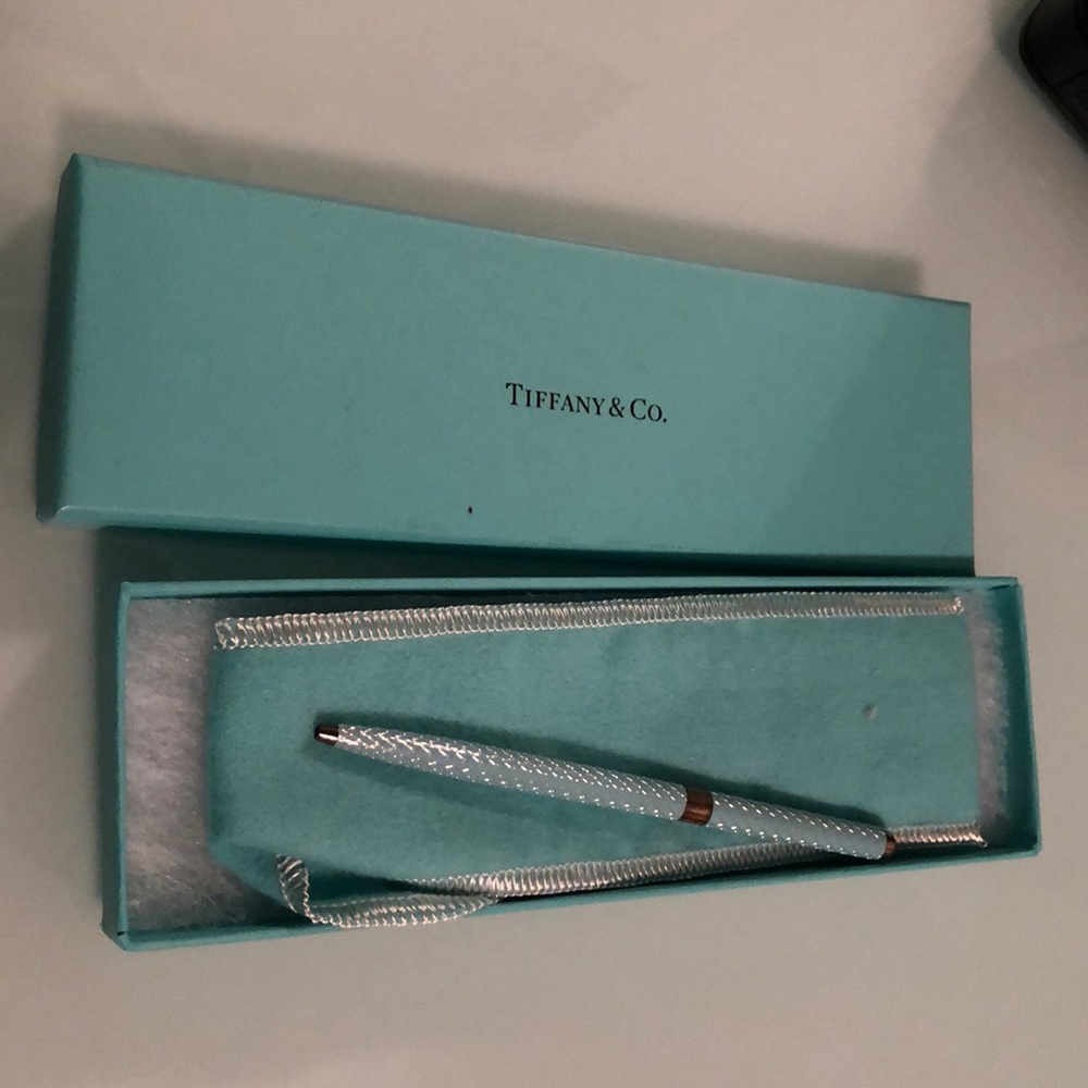 Tiffany’s blue pen